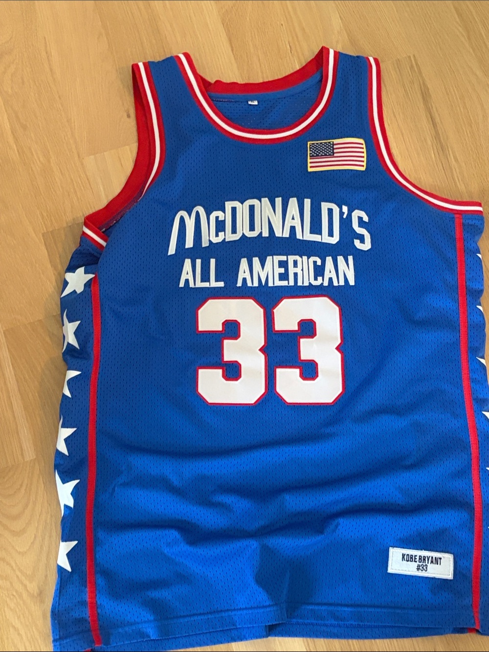 Mitchell & Ness McDonald's All American Blue Jersey with Red & White Accents